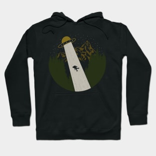 Bigfoot UFO Abduction Hoodie